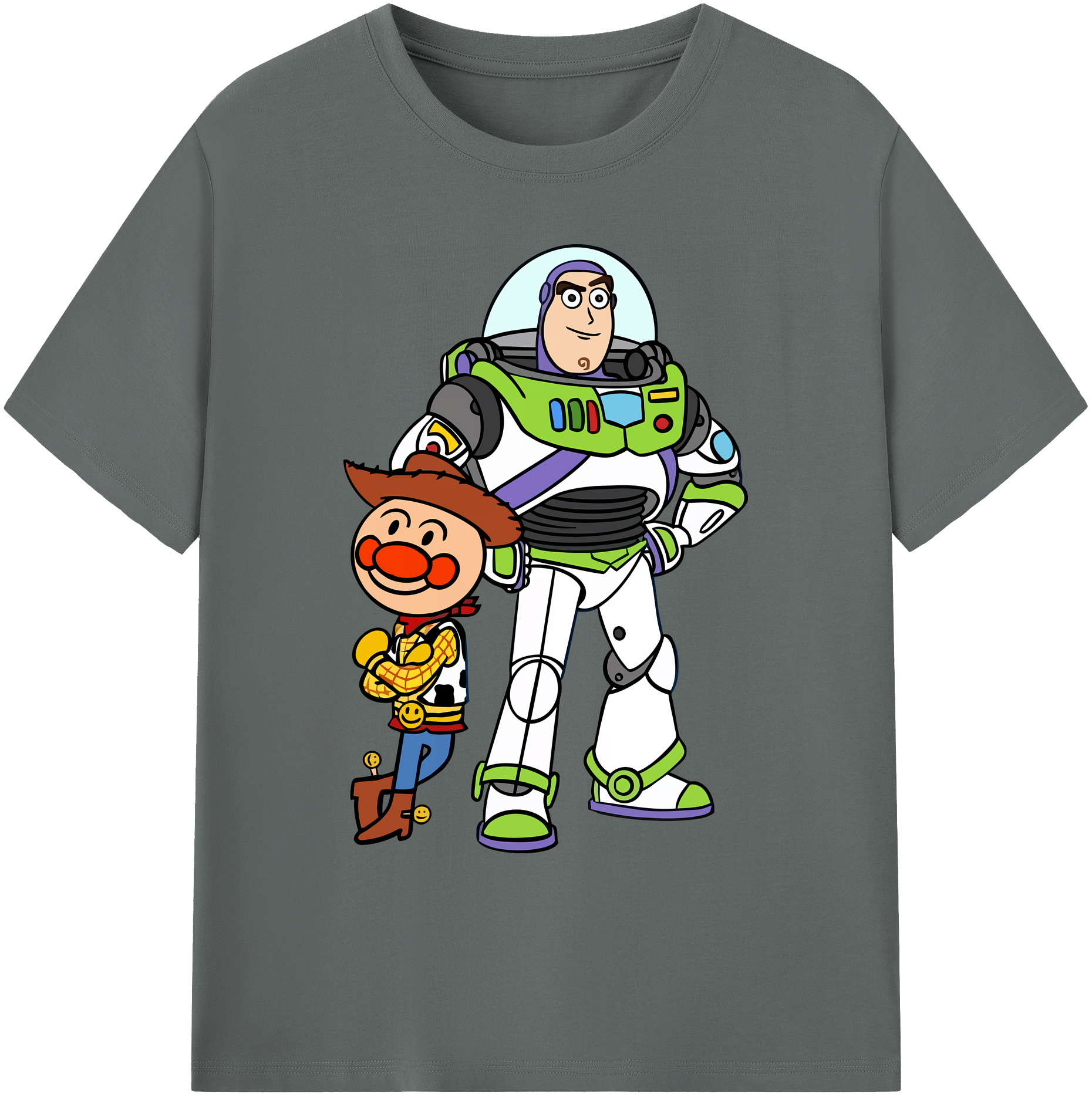（画像用） アンパンマン Anpanman 綿100％ メンズ半袖Tシャツ｜肌触りやわらか＆通気性